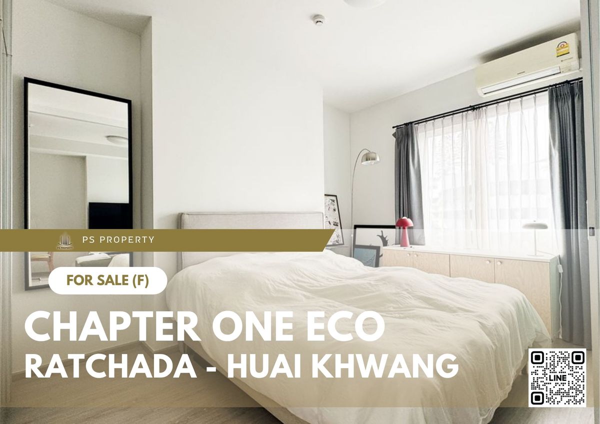 Urgent sale 📍 Chapter One Eco Ratchada - Huai Khwang 📍 Fully furnished and equipped with appliances
