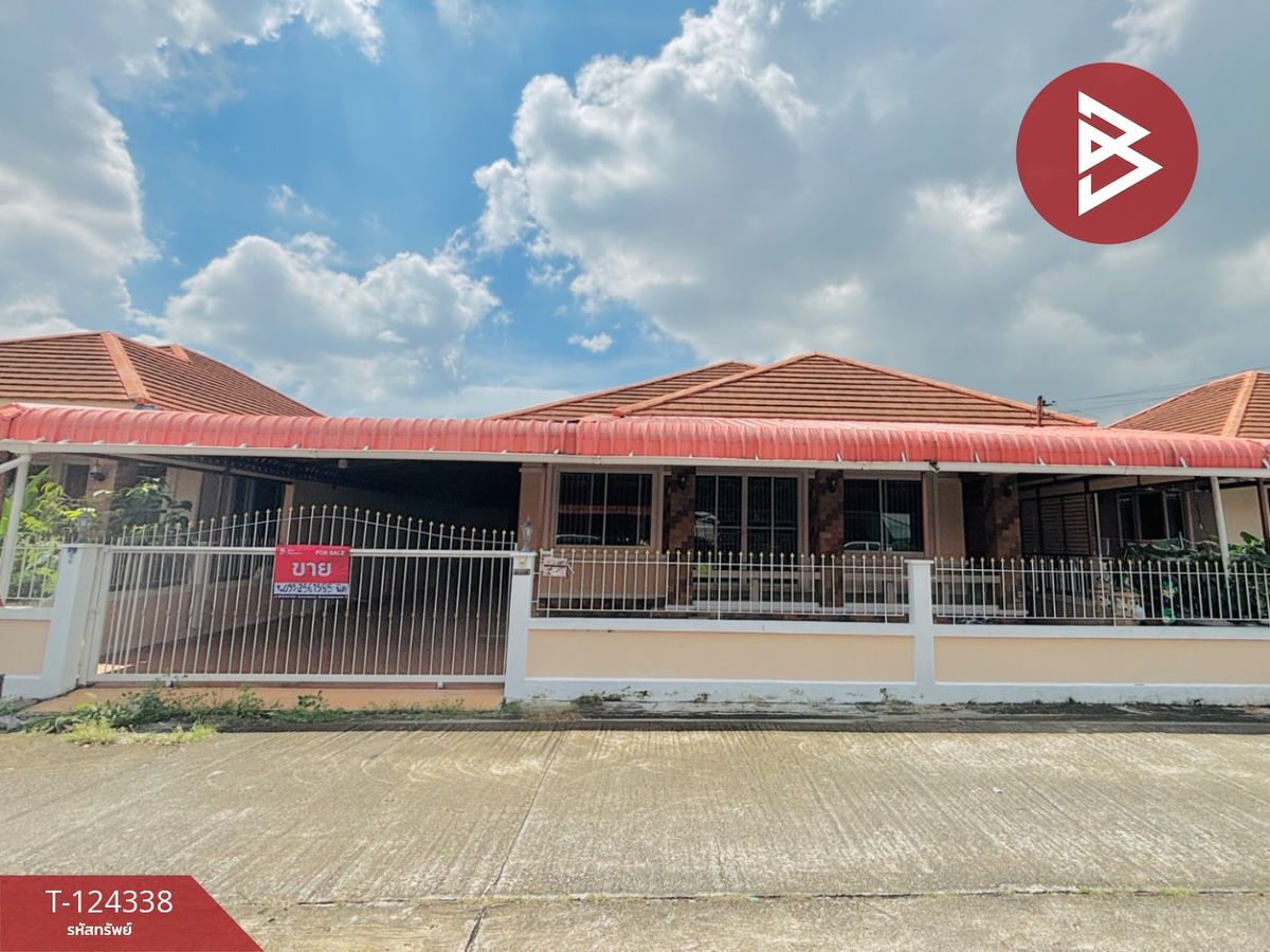 Single-storey detached house for sale, area 64.4 sq m, Map Ta Phut, Rayong.
