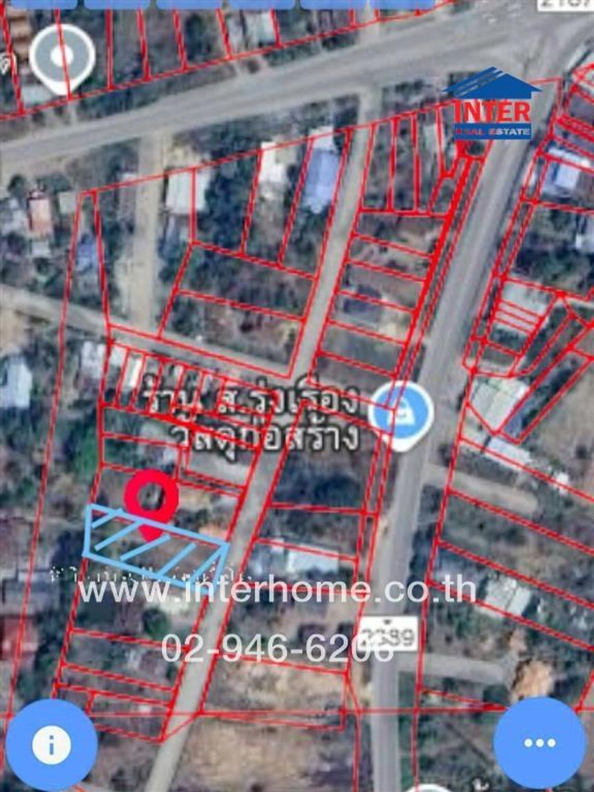 Empty land 287 sq m. Empty land near the Sa Phang Subdistrict Administrative Organization office. Road No. 2187 Chaiyaphum, Ban Thaen, Chaiyaphum – รูปที่ 4