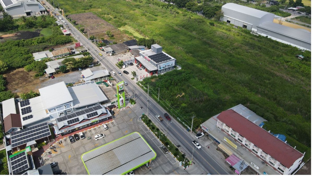 ขายที่ดินเปล่าไทรน้อย  ขนาด 526 ตร.วา   ติดถนนทางหลวงชนบท นบ.5027   – รูปที่ 4