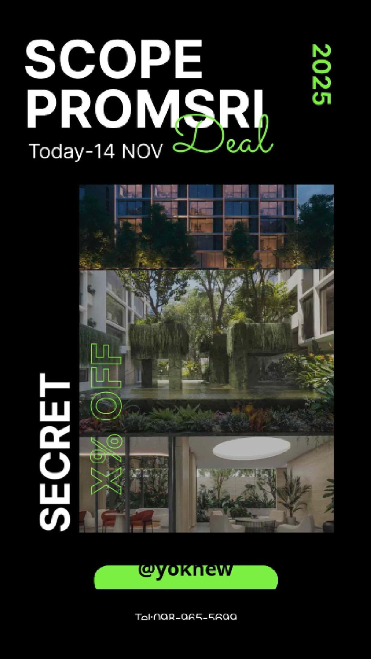 SCOPE Promsri | Fully Furnished by Ligne Roset | Guaranteed rental fee of 1,000 baht per sq m. for 12 months | Starting at 6.71 million baht. SCOPE Promsri | Fully Furnished by Ligne Roset | Guaranteed rental fee of 1,000 baht per sq m. for 12 months | Starting at 6.71 million baht.