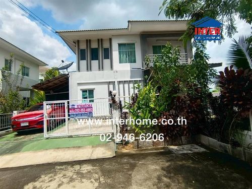 บ้านเดี่ยว 2 ชั้น 55 ตร.ว. บ้านเดี่ยว ถนนลาดกระบัง ใกล้มหาวิทยาลัยสุวรรณภูมิ ถนนเลียบกาญจนาภิเษก ถนนลาดกระบัง ถนนประชาพัฒนา เขตลาดกระบัง กรุงเทพมหานคร