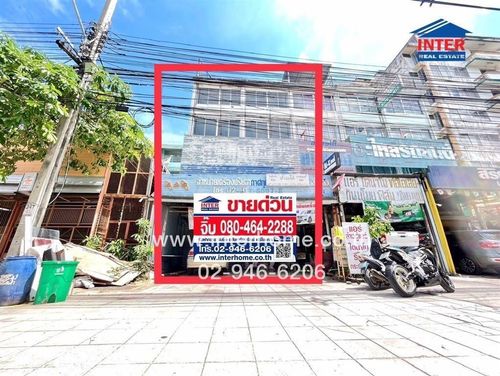 Commercial building, 4.5 floors, 39.8 sq m, commercial building near Soi Ramkhamhaeng 185, Ramkhamhaeng Road, Minburi Road, Minburi District, Bangkok.