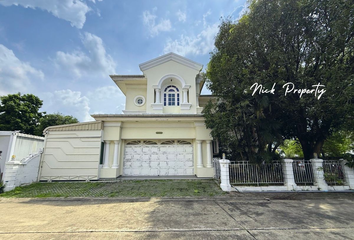 BEVERLY HILLS Chaengwattana, plot 1 - large detached house, corner house, Beverly Hills Chaengwattana, the best project for privacy, prime location, quality society, good life you can choose.