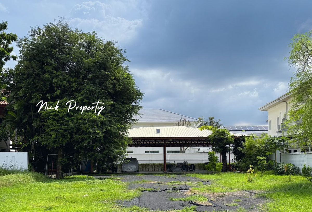 BEVERLY HILLS Chaengwattana, plot no. 3 - empty land for sale, beautiful plot 117.4 sq m. Beverly Hills Chaengwattana, the best project for privacy, prime location, quality society, good life you can choose.