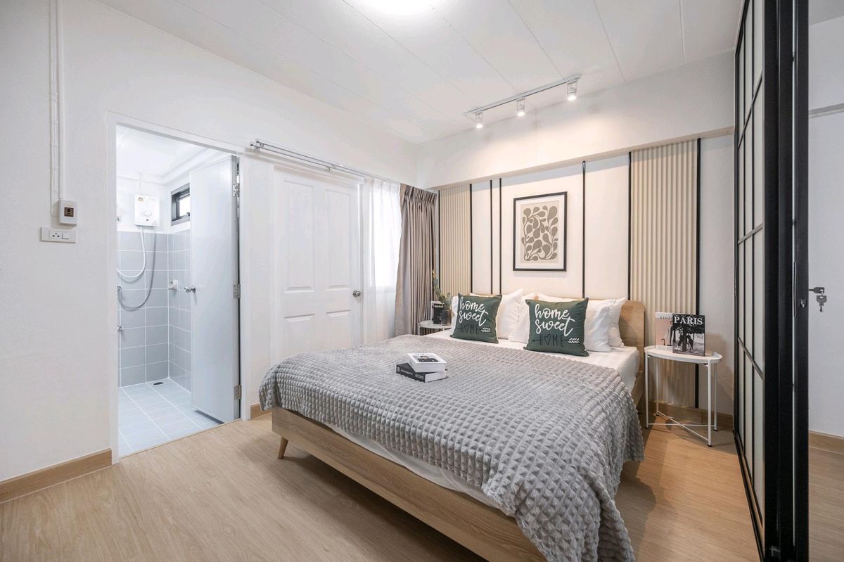 🏙🏙Duliya Place, corner room💚❤️ Beautifully decorated, ready to move in, Nakniwat area, Lat Phrao, Pak 📍📍📍