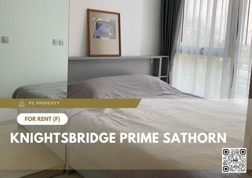 For rent ✨ Knightsbridge Prime Sathorn ✨ Fully furnished and equipped, near BTS Chong Nonsi