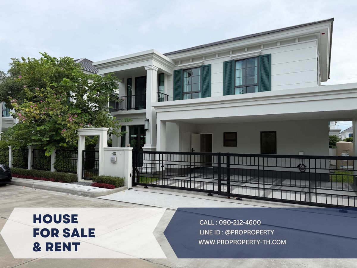 Rare Unit! Near the clubhouse — there are only 4 houses in the alley. Setthasiri Bangna KM.10 | Setthasiri Bangna KM.10 (Sansiri) Rare Unit! Near the clubhouse — there are only 4 houses in the alley. Setthasiri Bangna KM.10 | Setthasiri Bangna KM.10 (Sansiri)