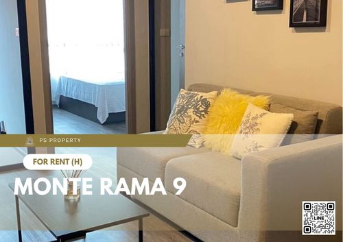 ให้เช่า 🔥 Monte Rama 9 🔥 ใกล้ MRT รามคำแหง เฟอร์นิเจอร์ และ เครื่องใช้ไฟฟ้าครบ 