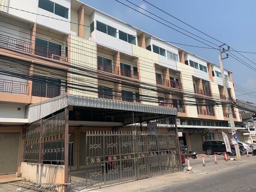 Home office building for rent, 2 units next to each other, 4 and a half floors, near the main road, Lat Krabang,  [TO8-00425]