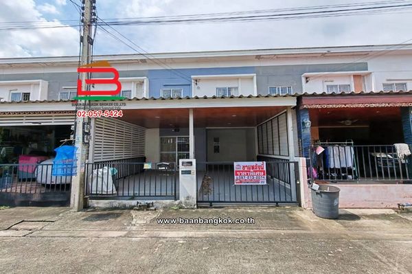 ทาวน์เฮาส์ โครงการ บ้านพฤกษา 60/1 รังสิต-บางพูน (ซอยรังสิต-ปทุมธานี 43) เนื้อที่ 20 ตรว. อ.เมืองปทุมธานี