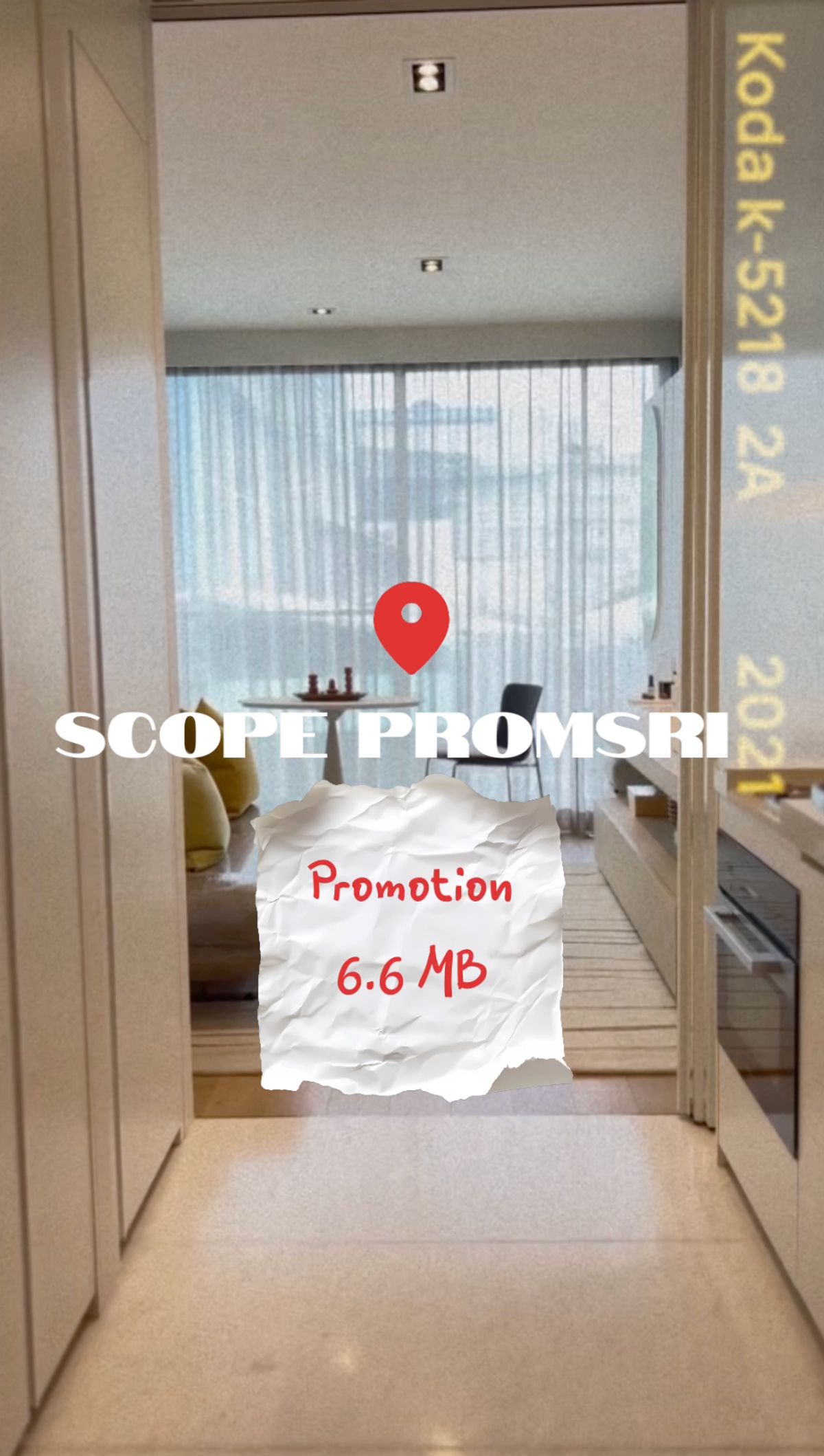 SCOPE Promsri | Secret deal, special price 6.6 million baht | Guaranteed rental fee of 1,000 baht per square meter for 12 months | Fully Furnished by Ligne Roset SCOPE Promsri | Secret deal, special price 6.6 million baht | Guaranteed rental fee of 1,000 baht per square meter for 12 months | Fully Furnished by Ligne Roset