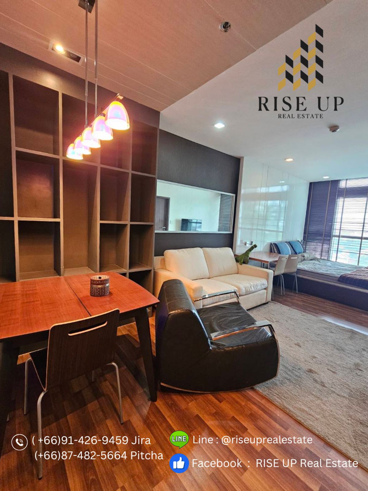 คอนโดปล่อยเช่า📣Le Luk Condo, Studio, 1 ห้องน้ำ, ขนาด 39 ตร.ม. 🔥17,000บาท/เดือน 🔥