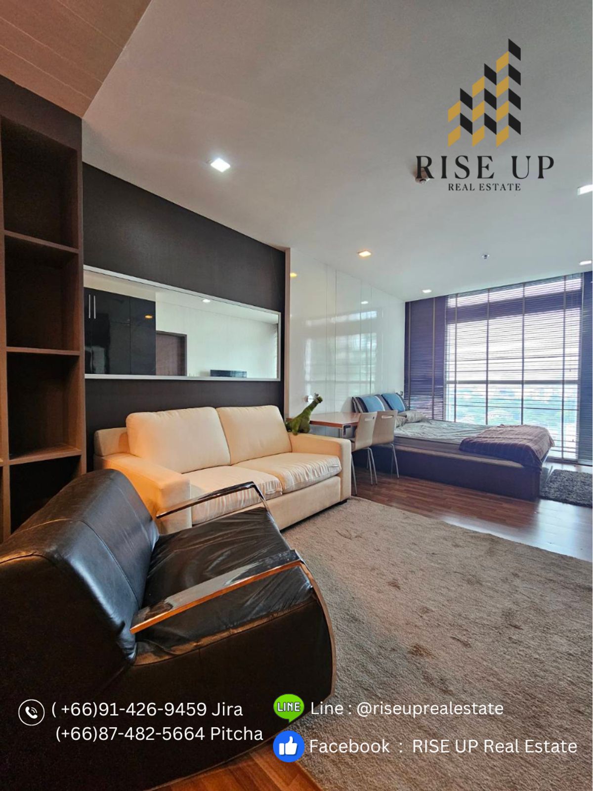 คอนโดปล่อยเช่า📣Le Luk Condo, Studio, 1 ห้องน้ำ, ขนาด 39 ตร.ม. 🔥17,000บาท/เดือน 🔥 – รูปที่ 3