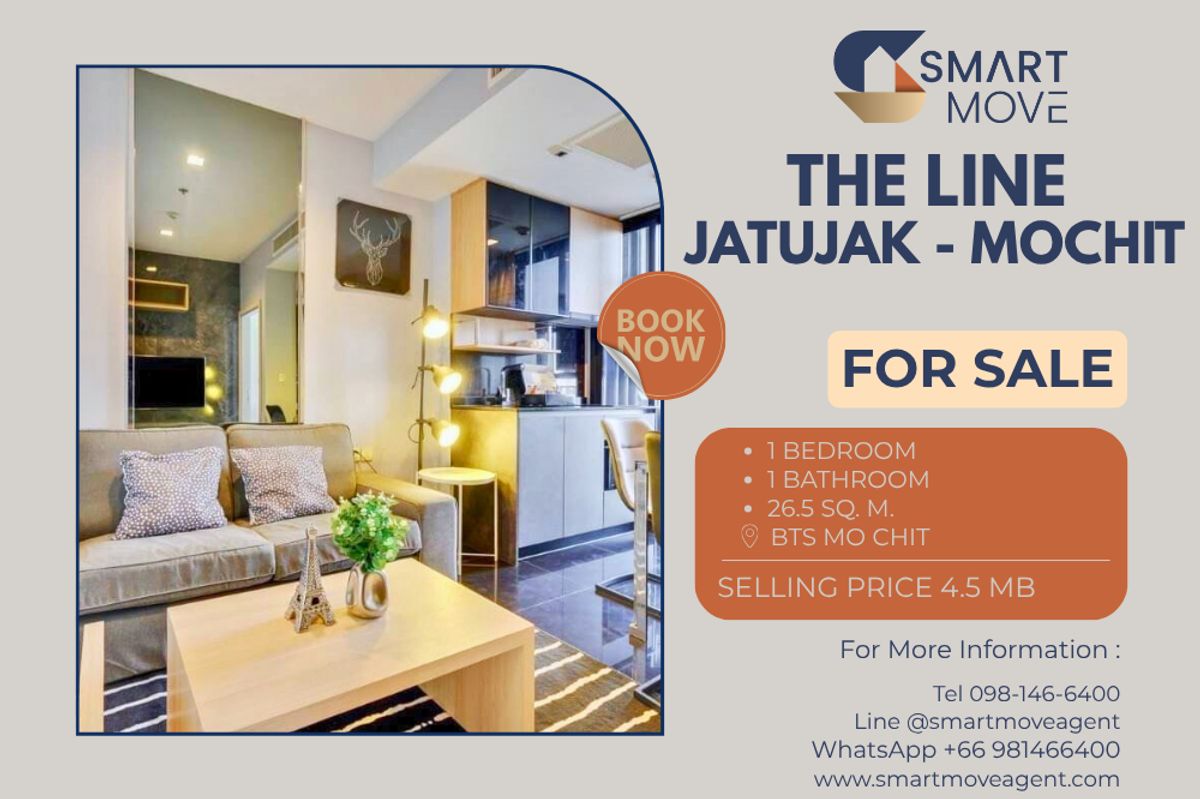 🔥 ขายพร้อมผู้เช่า !! วิวสวย, ชั้นสูง 30++, ทำเลดี!! 🔥 Code C20230208422..........The Line Jatujak - Mochit, 1 ห้องนอน, 1 ห้องน้ำ, แต่งครบ, ราคาพิเศษ!!📣📣 🔥 ขายพร้อมผู้เช่า !! วิวสวย, ชั้นสูง 30++, ทำเลดี!! 🔥 Code C20230208422..........The Line Jatujak - Mochit, 1 ห้องนอน, 1 ห้องน้ำ, แต่งครบ, ราคาพิเศษ!!📣📣