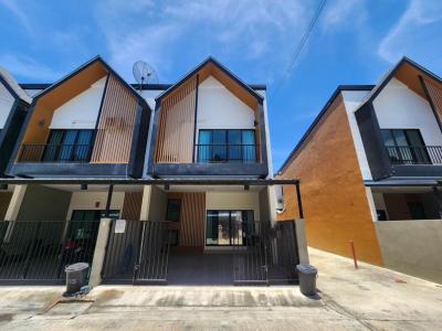 For Sale Townhouse/Townhome  , Baan One-D Mahachai - Khlong Khru , nice view , corner unit , wide frontage , Tha Sai , Mueang Samut Sakhon , Samut Sakhon , CX-134233