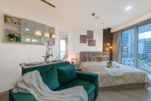 For sale condo The Palm wongamat beach front pattaya Studio type (S03-2156) 