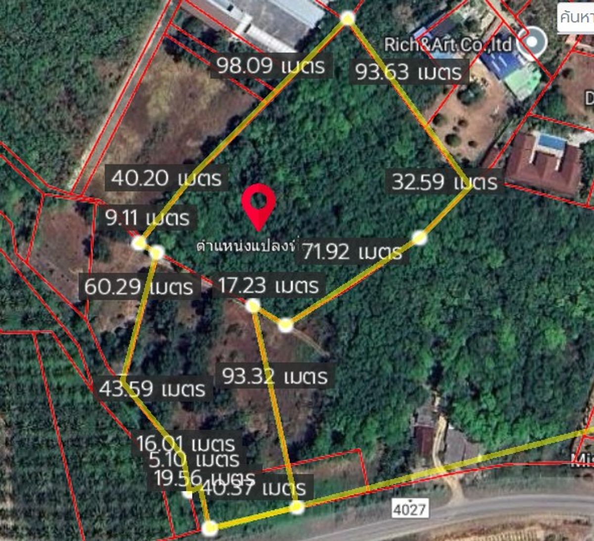 Land for sale, 10 rai, Thep Kasattri Road, Phuket. – รูปที่ 3