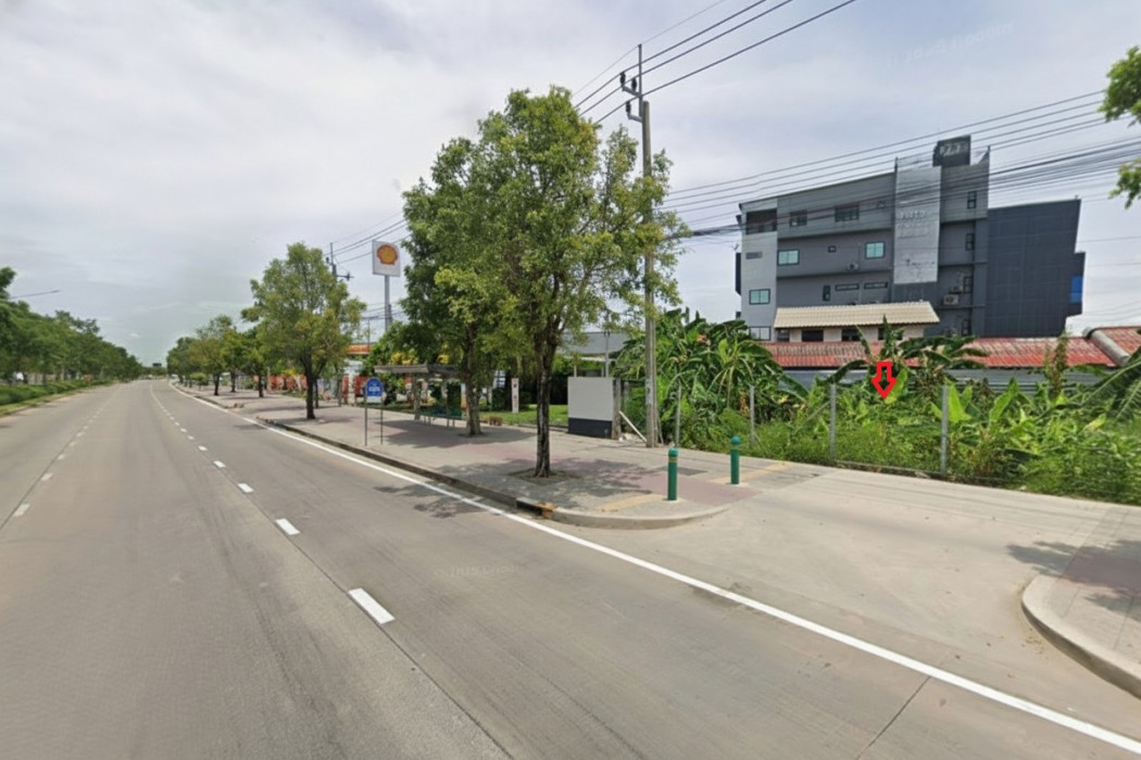 Land for sale, area 185 square wah, Soi Theparak 49, adjacent to Theparak Road and Shell gas station – รูปที่ 3