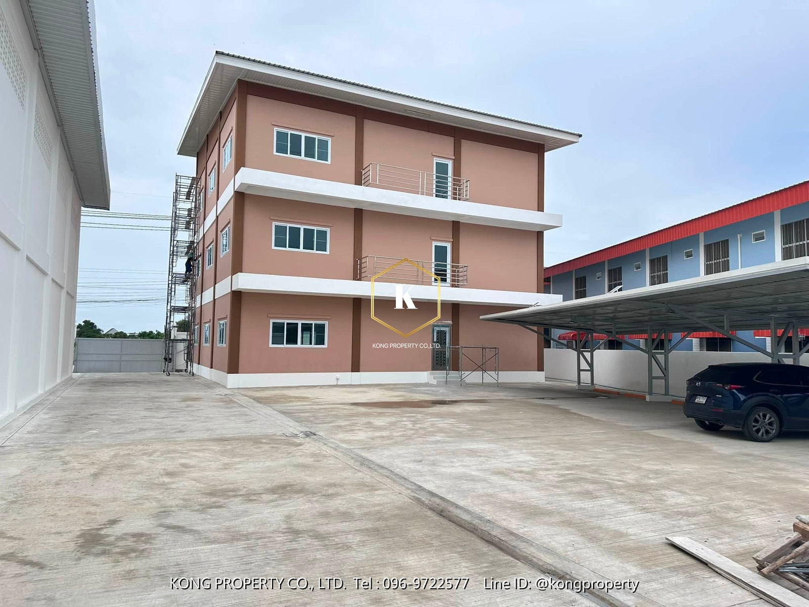 ให้เช่าโกดัง พร้อมสำนักงาน 3 ชั้น ทำเล สามพราน ไร่ขิง ครปฐม – รูปที่ 2