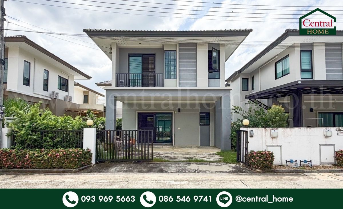 Semi-detached house, The Balance Sigma Pinklao - Sai 5, good condition, ready to move in. Semi-detached house, The Balance Sigma Pinklao - Sai 5, good condition, ready to move in.