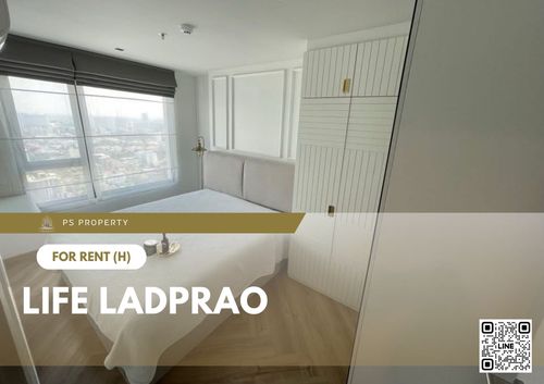 For rent ✨ Life Ladprao ✨ Fully furnished and equipped, near MRT Phahon Yothin