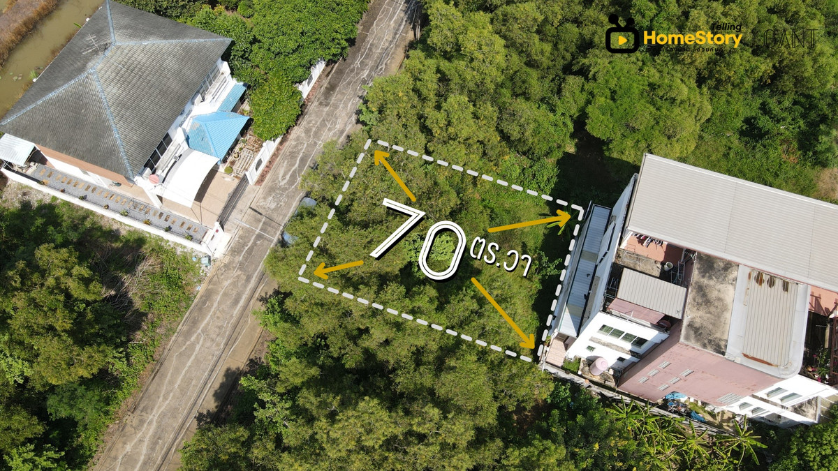 (G-297) ขายถูกมาก ที่ดิน 70 ตารางวา เหมาะสร้างบ้าน ในหมู่บ้านปาริชาติ คลอง4 – รูปที่ 3