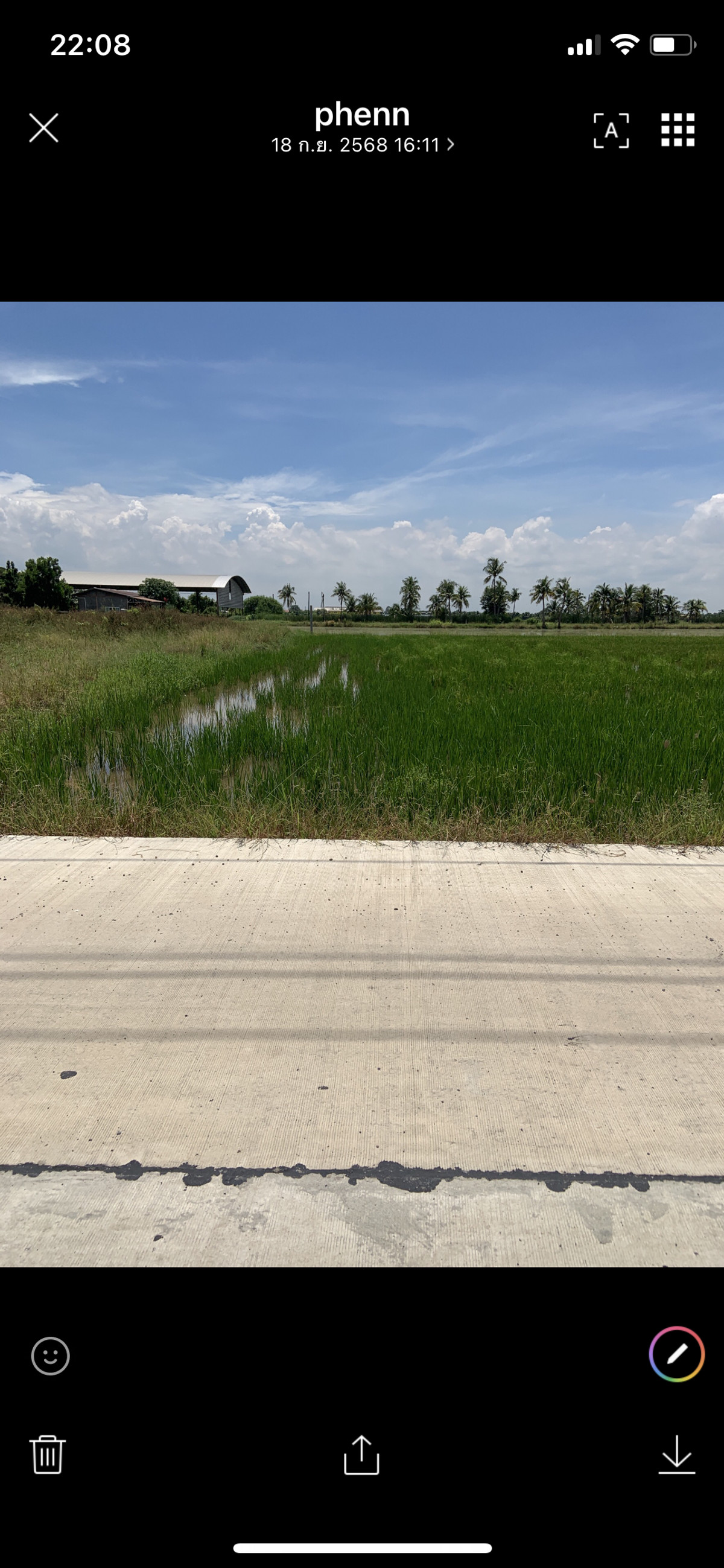 ขายที่ดิน 2 ไร่ หน้ากว้าง 54 เมตร ลึก 60 เมตร ถนนลำลูกกา คลอง 10 ใกล้สนามกอล์ฟ Robinswood Golf Club – รูปที่ 4