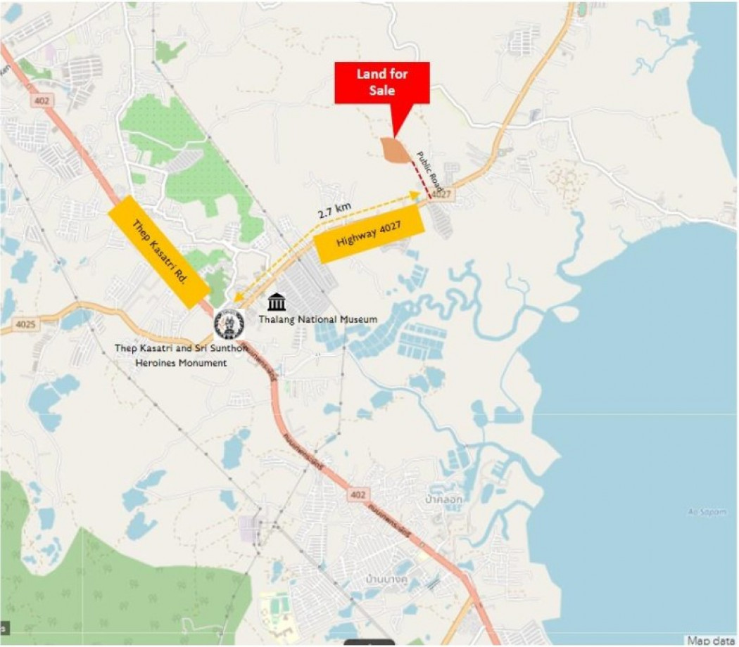 Land for sale in Phuket, Thalang, size 49 rai 1 ngan 60.2 sq wa, already filled – รูปที่ 2