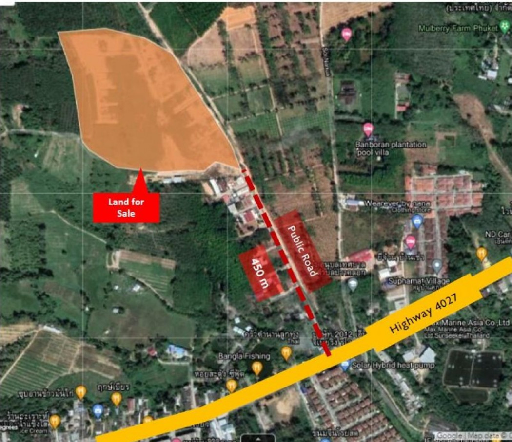Land for sale in Phuket, Thalang, size 49 rai 1 ngan 60.2 sq wa, already filled – รูปที่ 3