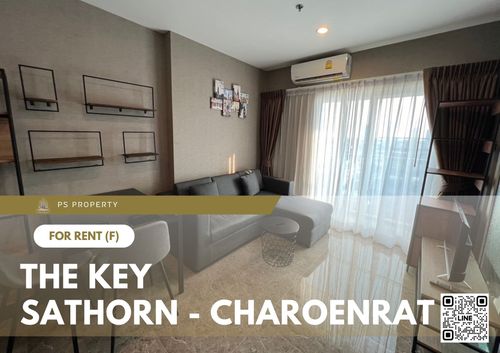 ให้เช่า ✨ The Key Sathorn - Charoenrat ✨ เฟอร์นิเจอร์ และ เครื่องใช้ไฟฟ้าครบ ใกล้ห้าง Terminal พระราม 3