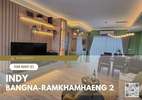 Townhouse for rent ✨ Indy Bangna-Ramkhamhaeng 2 ✨ 3 bedrooms, 3 bathrooms, near Mega Bangna