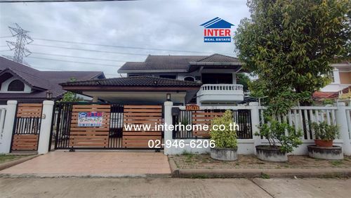 บ้านเดี่ยว 2 ชั้น 80.8 ตร.ว. หมู่บ้านชวนชื่นกอล์ฟ อเวนิว กรุงเทพ-ปทุมธานี ใกล้แยกบางคูวัด ถนนกรุงเทพฯ-ปทุมธานี ถนนราชพฤกษ์ บางคูวัด เมืองปทุมธานี ปทุมธานี