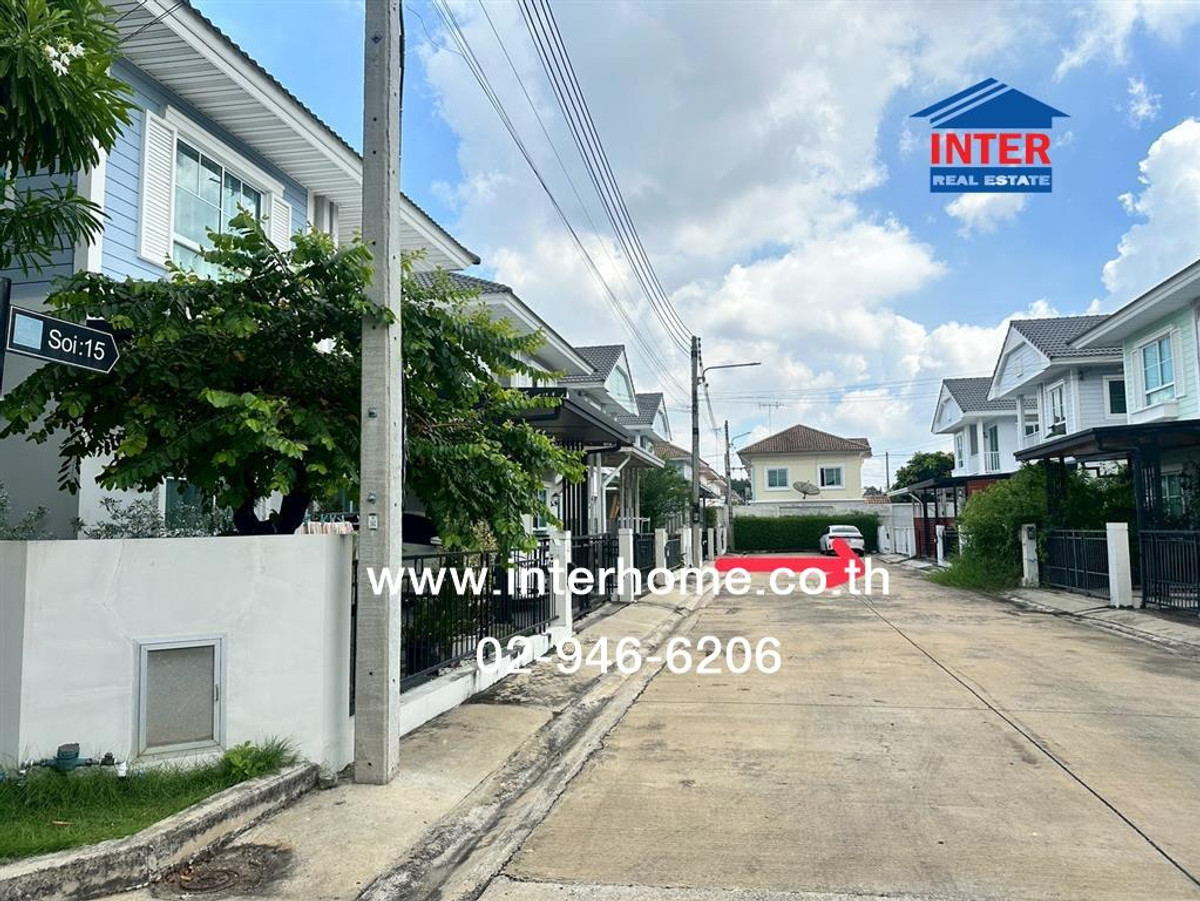 บ้านเเฝด 2 ชั้น 35.2 ตร.ว. หมู่บ้านโมดิวิลล่า รังสิต คลอง7 ถนนรังสิต-นครนายก ถนนทางหลวงแผ่นดินหมายเลข305 ธัญบุรี ปทุมธานี – รูปที่ 2