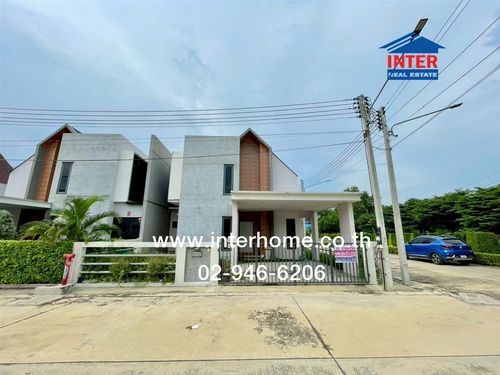 2-story detached house, 37.2 sq m, Living Loft Village. Lam Luk Ka-Khlong 9 Rangsit-Nakhon Nayok Road, Lam Luk Ka Road, Lam Luk Ka, Pathum Thani