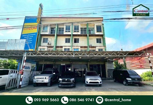 อาคารพาณิชย์ 4 ชั้น 3 คูหา ลาดหลุมแก้ว ติดถนน ปทุมธานี - บางเลน 