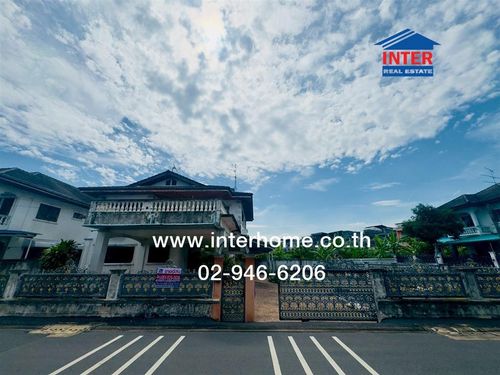 2-story detached house, 123.1 sq m, Sap Sombun Village. Soi Pracha Uthit 91 Pracha Uthit Road Suksawat Road, Thung Khru District, Bangkok