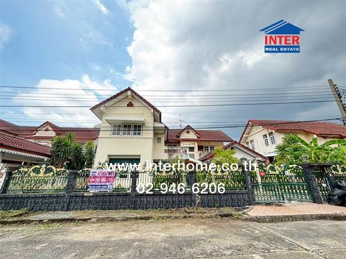 บ้านเดี่ยว 2 ชั้น 90 ตร.ว. หมู่บ้านกฤษดานคร17 ซอยพุทธมณฑลสาย3 ซอย19 ถนนพุทธมณฑลสาย3 ถนนบรมราชชนนี เขตทวีวัฒนา กรุงเทพมหานคร
