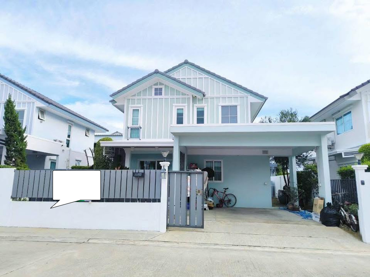 Single house for rent, Villaggio 2 Srinakarin-Bangna, size 137 square meters, 3 bedrooms, Bang Kaeo Subdistrict, Bang Phli District, Samut Prakan Province.