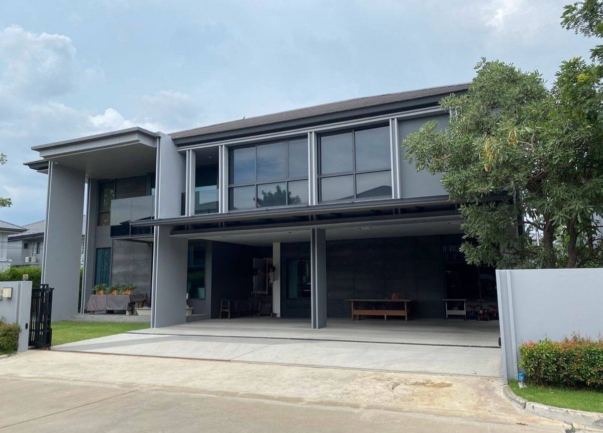 แบบบ้านใหญ่สุด : เศรษฐสิริ กรุงเทพกรีฑา 2 ( พร้อมเฟอร์  หน้าบ้านทิศใต้ ) พิเศษ 37 ล้านบาท