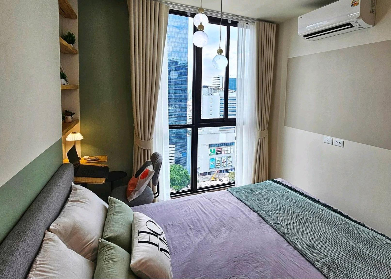 ให้เช่า!! 𝐍𝐔𝐄 𝐃𝐢𝐬𝐭𝐫𝐢𝐜𝐭 𝐑𝟗 | 31 ตร.ม | 1นอน 1น้ำ | ใกล้ Mrt พระราม 9 | Move Rightin!!! – รูปที่ 2