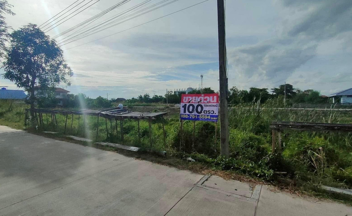 Urgently selling very cheap Land in Soi Bongkot 41, Liap Khlong 2 Road, Khlong Luang Subdistrict, Khlong Luang District, Pathum Thani Province.