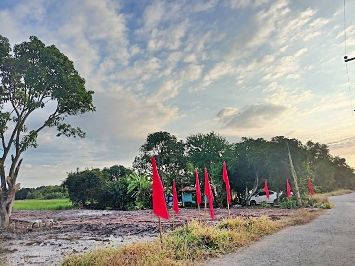 Cheapest in this zone Land can be paid in installments with no interest or low down payment. Land can be divided and sold in 40 installments. Free interest - low down payment in Nong Khae. T.062-1574449 – รูปที่ 2