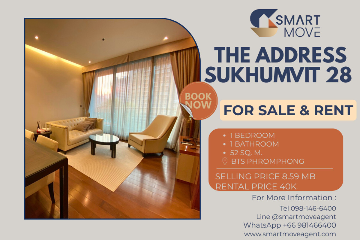 🔥 For Sale - Rent !! big size, Sexy bathtub!! 🔥 Code C20230205677..........The Address Sukhumvit 28, 1 bedroom, 1 bathroom, furnished, ready to move in, Special Deal!!📣📣 🔥 For Sale - Rent !! big size, Sexy bathtub!! 🔥 Code C20230205677..........The Address Sukhumvit 28, 1 bedroom, 1 bathroom, furnished, ready to move in, Special Deal!!📣📣