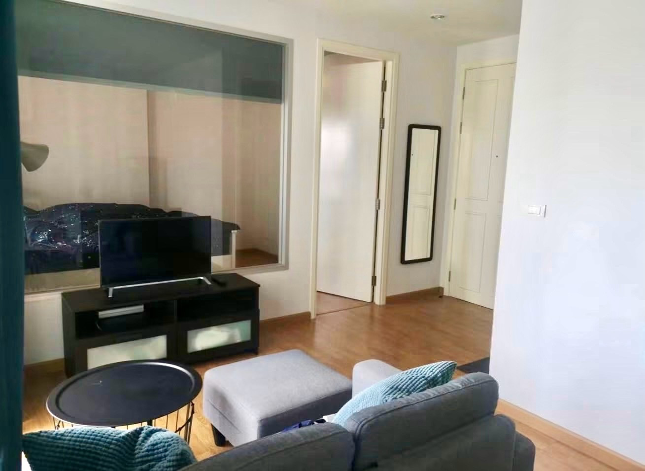 For rent, beautiful room with washing machine, Condo The Parkland Phetkasem | next to Lak Song MRT.