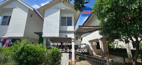 บ้านเดี่ยว 2 ชั้น 21 ตร.ว. หมู่บ้านเอื้ออาทร รังสิตคลอง5/3 ถนนกาญจนาภิเษก ถนนเลียบคลองห้า คลองหลวง ปทุมธานี