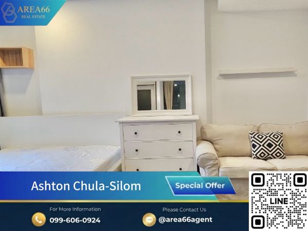 🔥 ขายด่วน❗️คอนโดน่าอยู่ Ashton Chula - Silom ทำเลดีใกล้ MRT สามย่าน