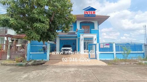 2-story detached house, 51.8 sq m, Duliyathip Village, Pracha Uthit 76, near Ying Ruay Market. Entrance of Soi Pracha Uthit 76 King Mongkuts University of Technology Thonburi (Bang Mot), Phra Samut Chedi, Samut Prakan
