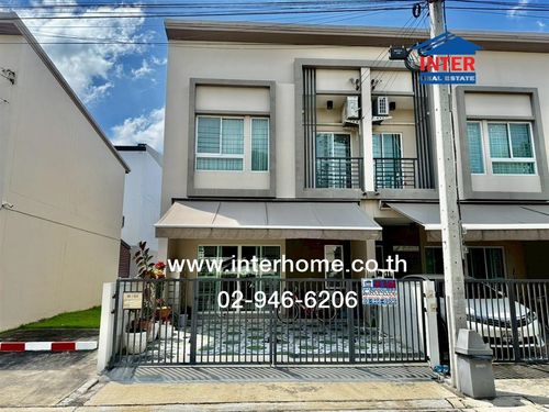 Townhouse, 2 floors, 21 sq m, Klang Muang Village, Suan Luang, Soi Chaloem Phrakiat Rama 9, Soi 28, Intersection 14, Prawet District, Bangkok.