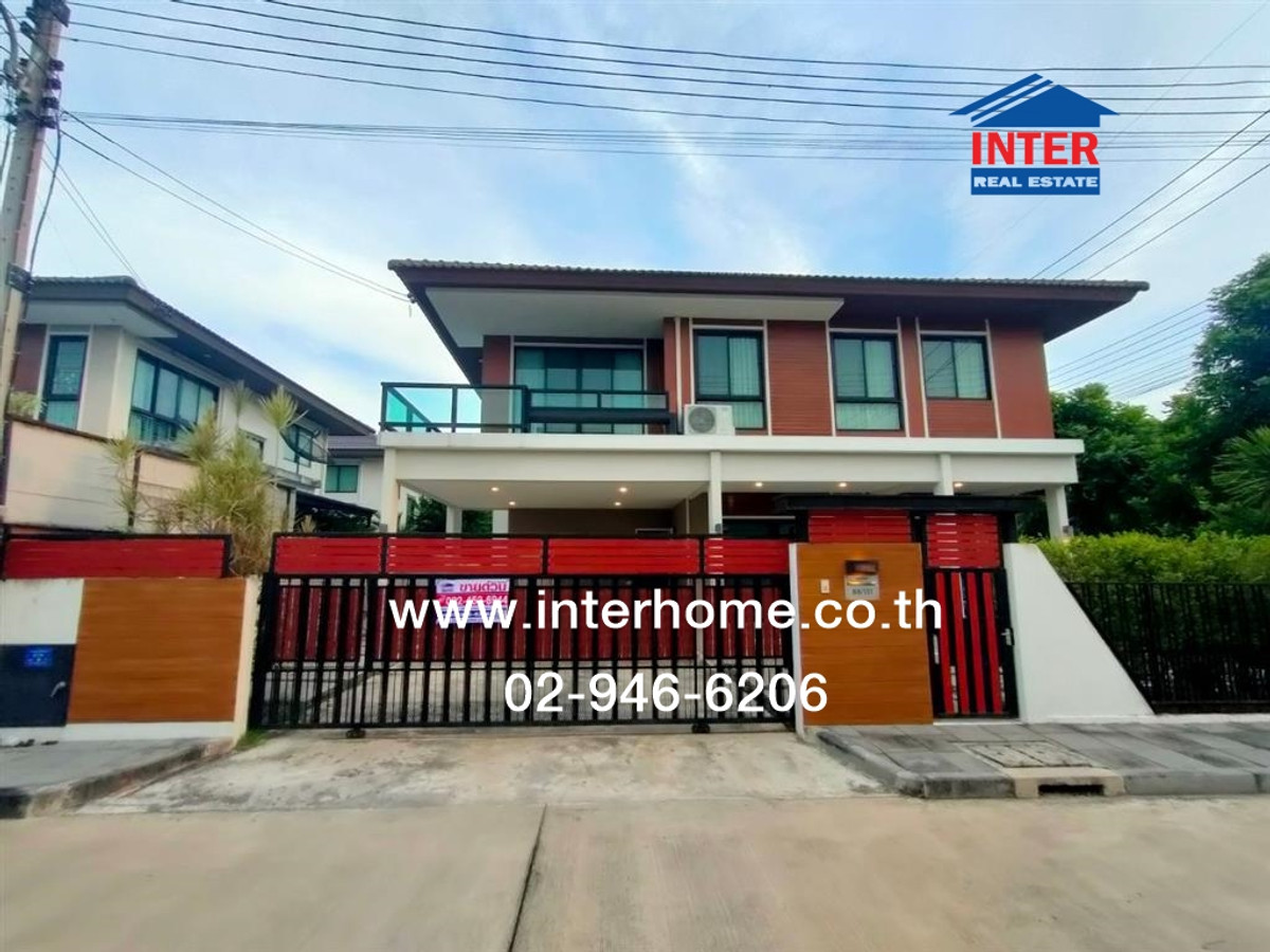บ้านเดี่ยว 2 ชั้น 67.2 ตร.ว. หมู่บ้านธัญญาภิรมย์ แกรนด์วิลล์ เลียบคลอง7 ถนนรังสิต-นครนายก ถนนลำลูกกา ธัญบุรี ปทุมธานี